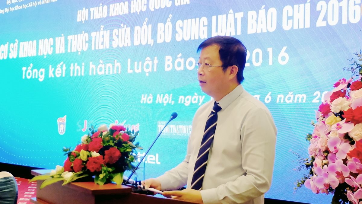 Một số bất cập của Luật Báo chí năm 2016 - Thực trạng và hướng hoàn thiện